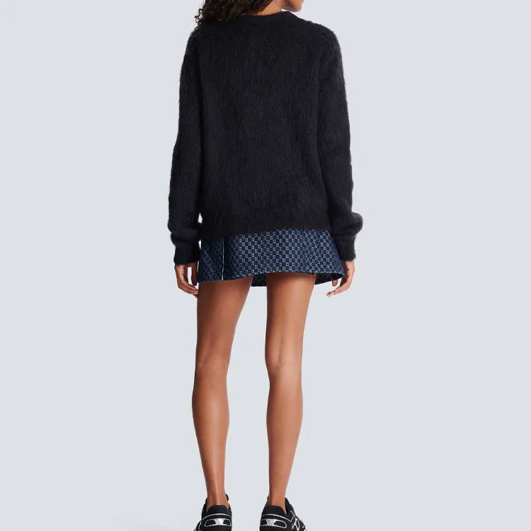 BALMAIN SS23 Sweater Women's Black-2
