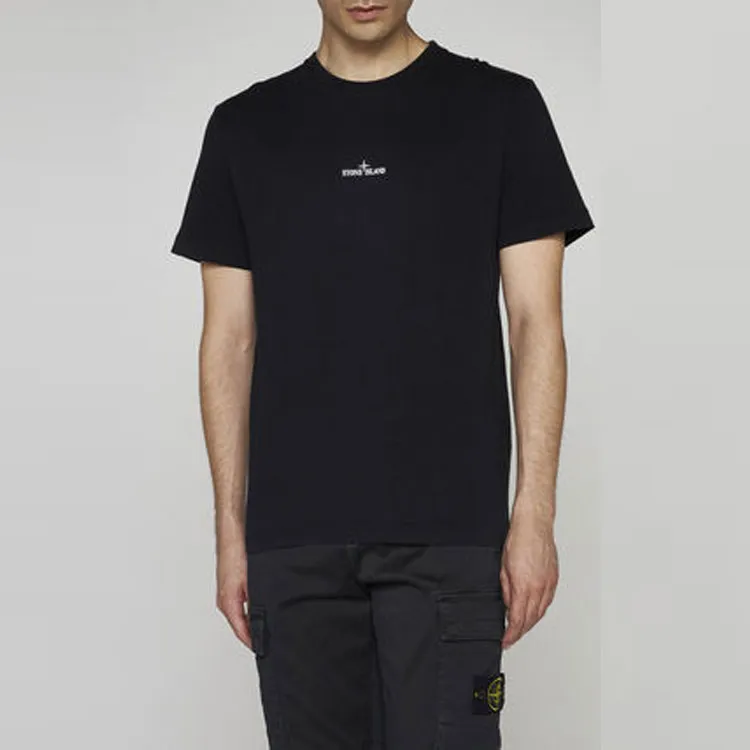 STONE ISLAND Embroidered T Shirt-3