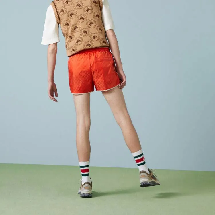 GUCCI Swimming Shorts Men Orange-2