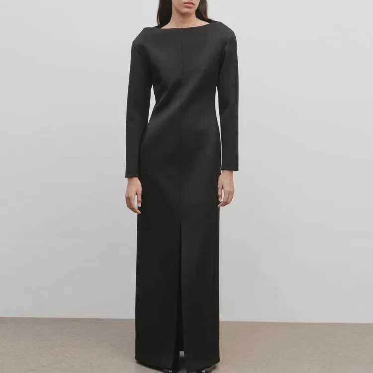 THE ROW Long Sleeved Dresses Women's Black-2
