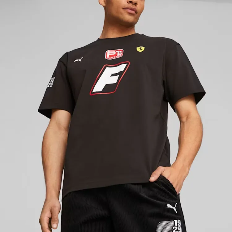 PUMA Scuderia Ferrari T-Shirts Men Black-5