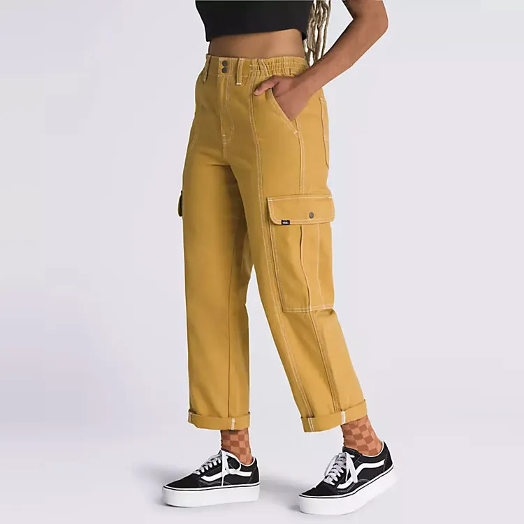 Vans Casual Pants Unisex Yellow-4