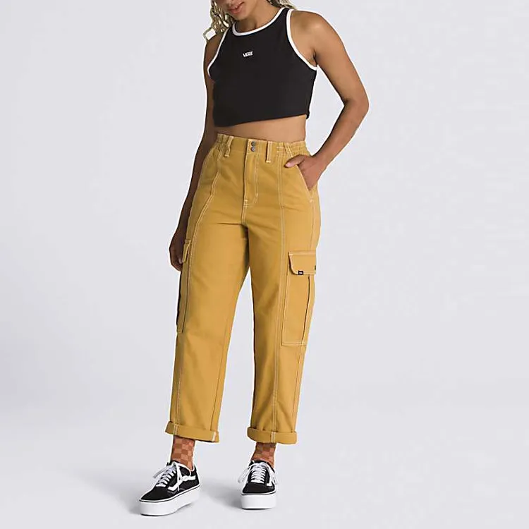 Vans Casual Pants Unisex Yellow-2