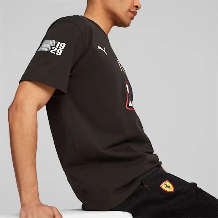 PUMA Scuderia Ferrari T-Shirts Men Black-4