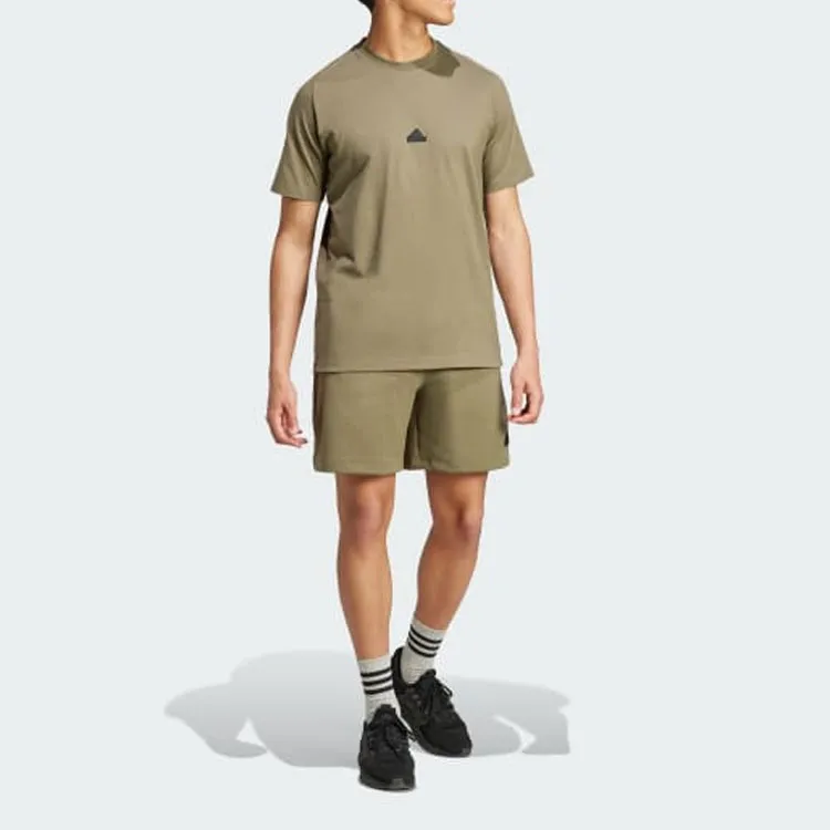 Adidas Casual Shorts Men Olive Green-1