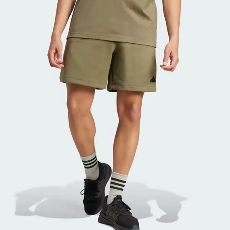 Adidas Casual Shorts Men Olive Green-3