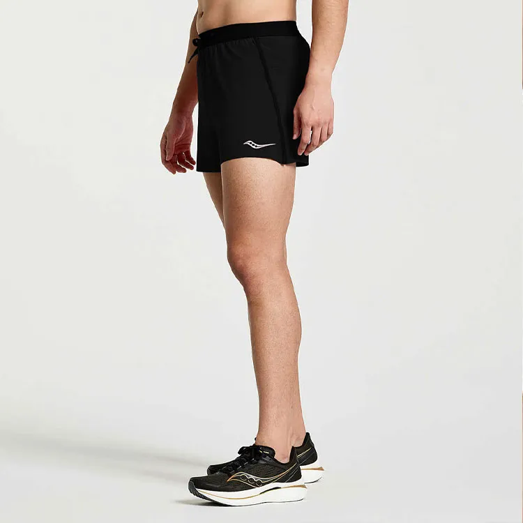 Saucony Outpace Casual Shorts Men Black-4