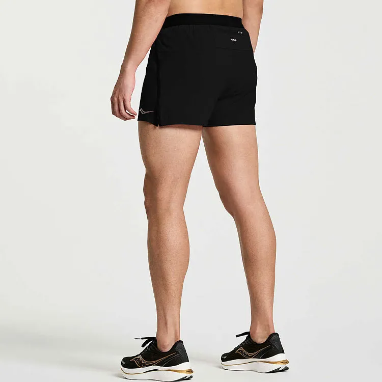 Saucony Outpace Casual Shorts Men Black-1