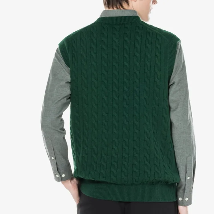 LACOSTE Tank Tops Men Green-2