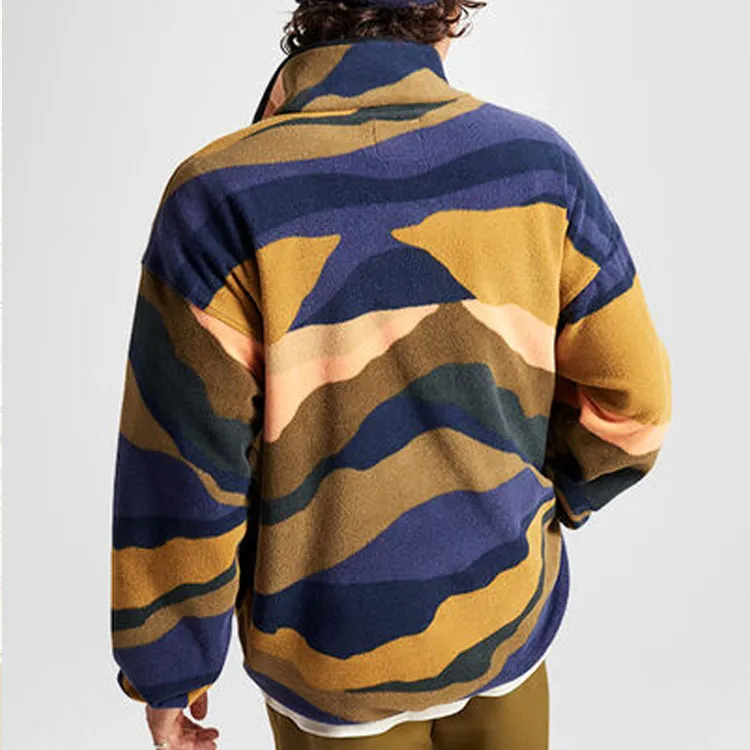 Converse All Star Mountainscape Pop Over Sweatshirt Men's Mountain Landscape-2