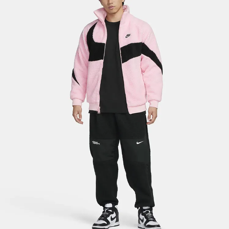 Nike Sportswear Big Swoosh Reversible Boa Jacket Asia Sizing-2