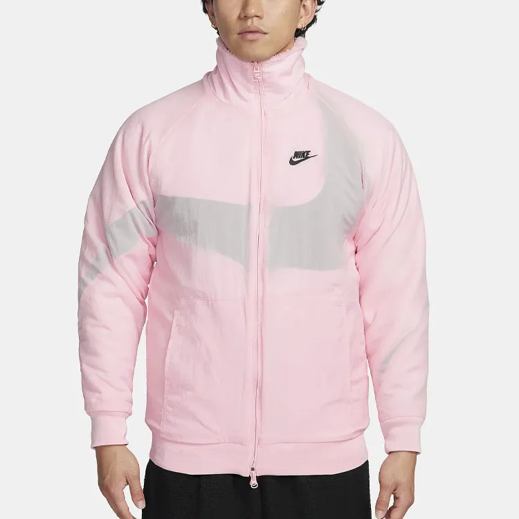 Nike Sportswear Big Swoosh Reversible Boa Jacket Asia Sizing-4