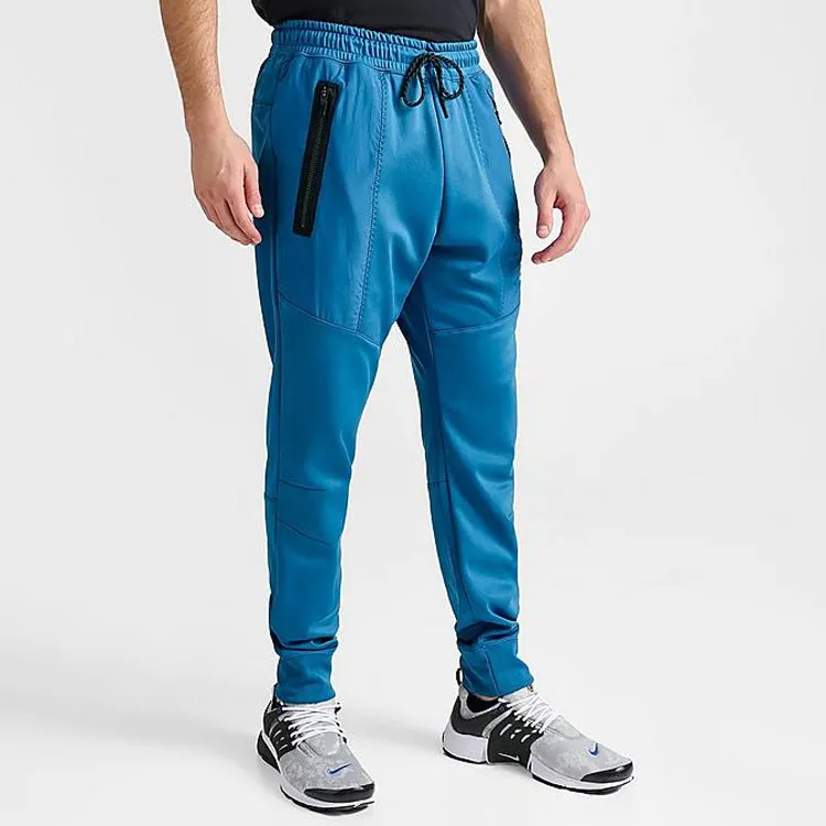 Nike Knitted Sports Pants Men's Blue-3