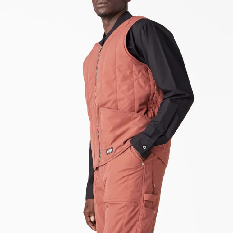 Dickies Premium Collection Quilted Vest Vest Men's Peach-3