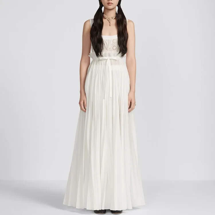DIOR FW23 Slip Dresses Women's White-2