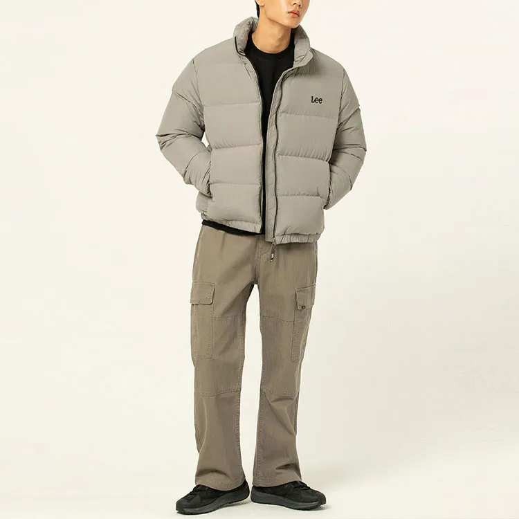 Lee Jackets Coats Unisex Light Gray-5