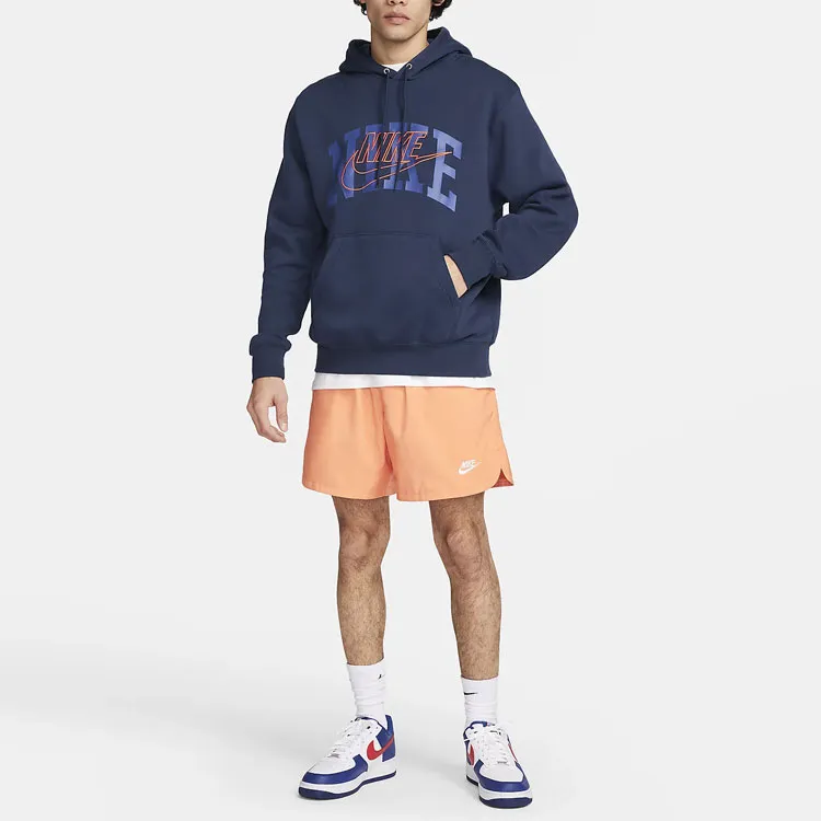 Nike Sudadera Con Gorro Sin Cierre Para Hombre Sweatshirt Men's Navy-1