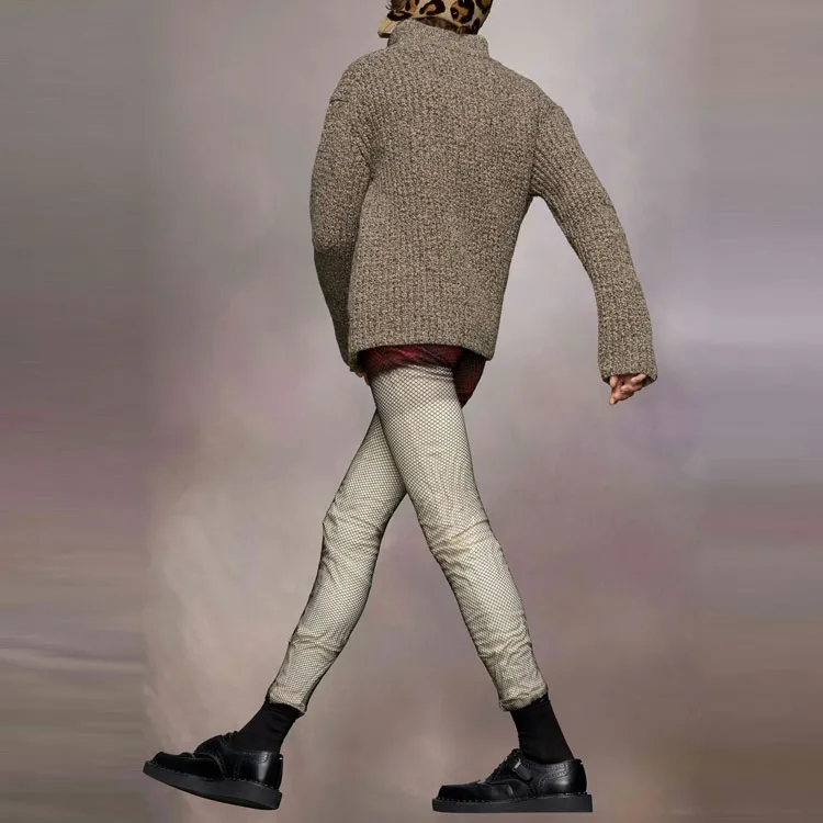 Maison Margiela Speckle-knit Wool Blend Jumper-2
