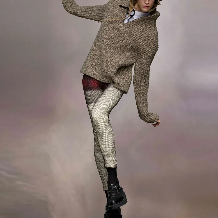 Maison Margiela Speckle-knit Wool Blend Jumper-1