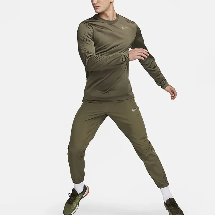 Nike Tapered Versatile Pants Casual Pants Men's Olive-1