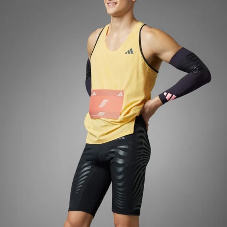 Adidas Free Shipping With AdiClub Adizero Control Running Short Tights-6