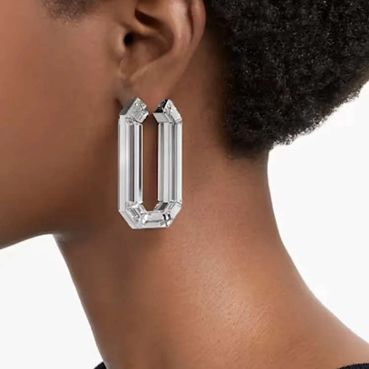 Swarovski Lucent Polished finish Earrings-4
