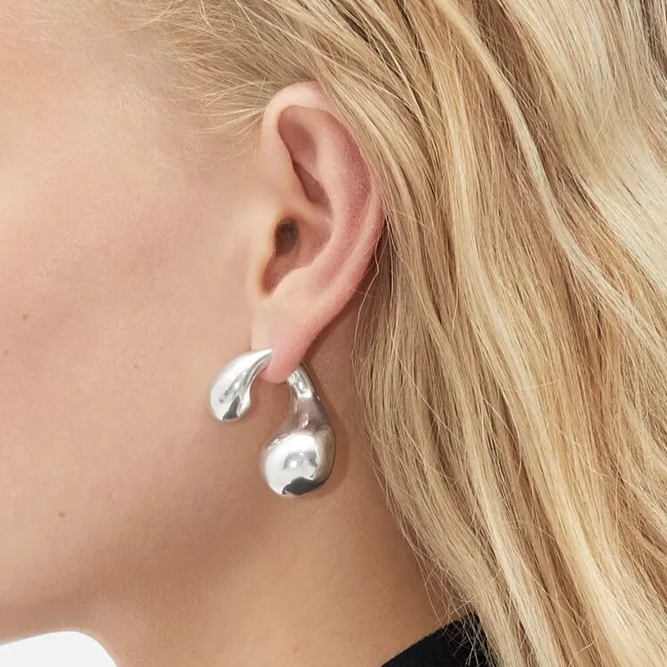 Bottega Veneta Teardrop Earrings-1