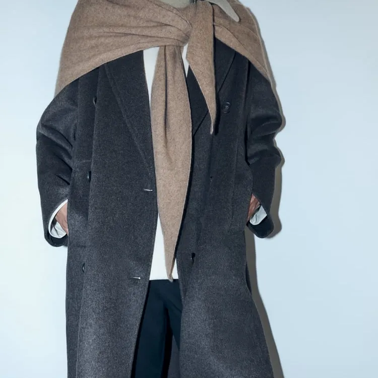 ZARA Knit Scarves Unisex-3