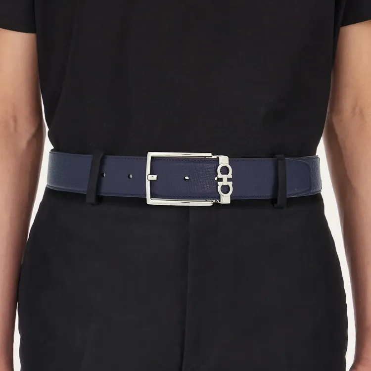 Ferragamo Gancini-buckle Leather Belt-2