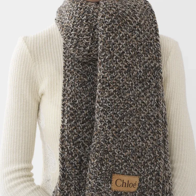 Chloe Cashmere Wool Women's Brown-1