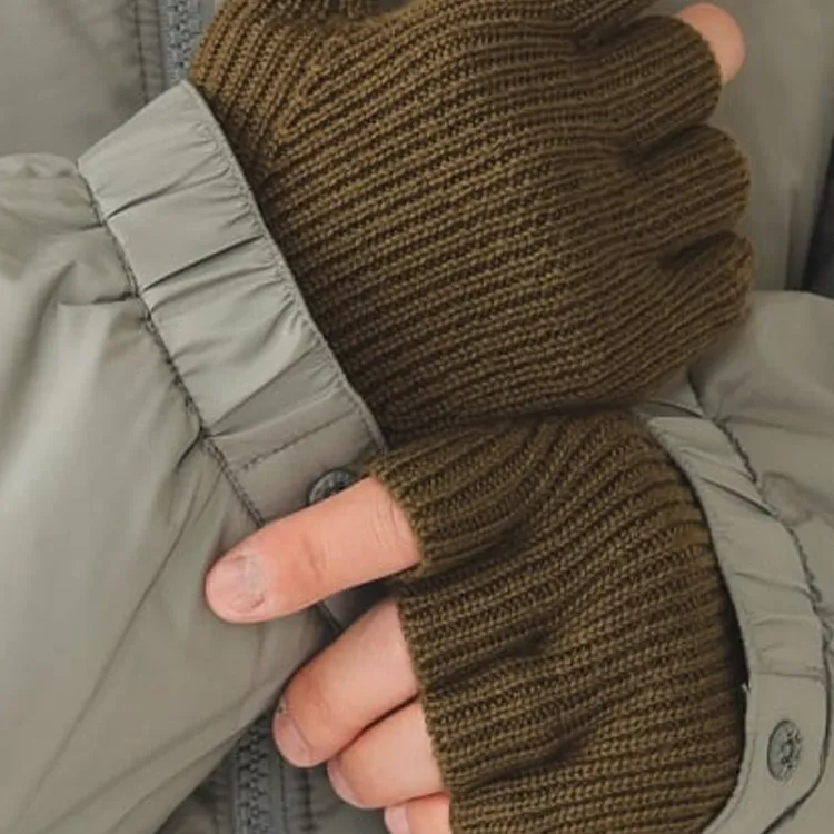 Beams Knit Gloves Men-1
