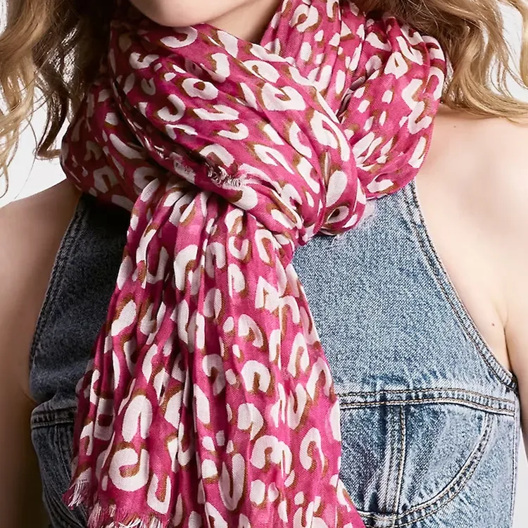 LOUIS VUITTON Shawls Women's Fuchsia-3