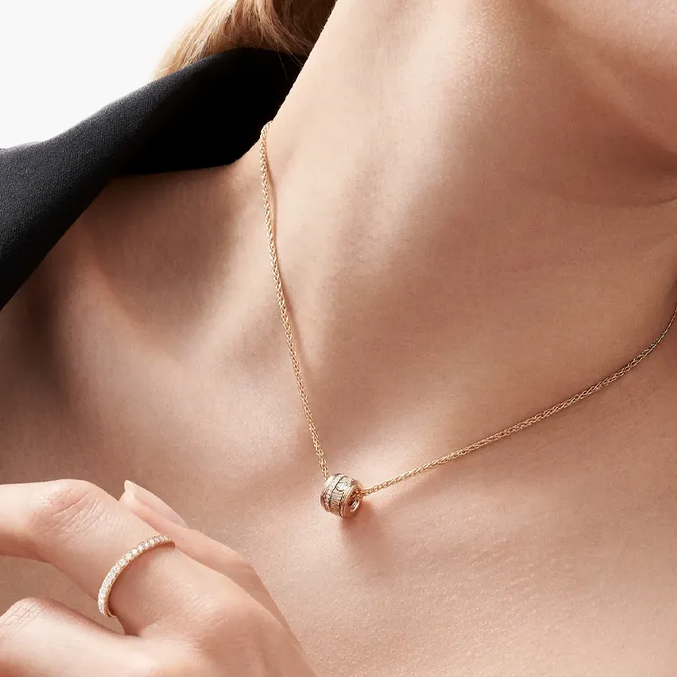 PIAGET 18K Rose Gold Necklaces Women's Rose Gold-2