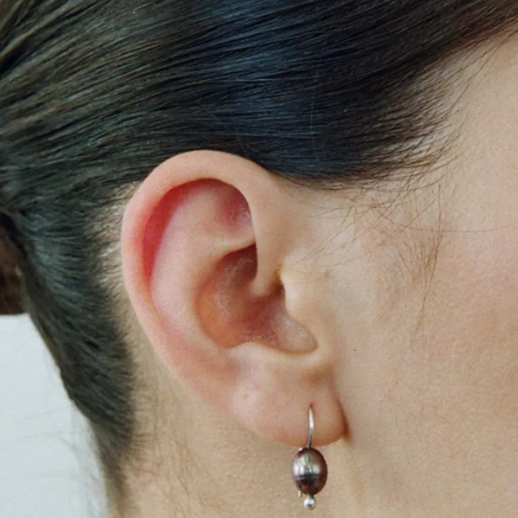 Sophie Buhai Pearl Stud Earrings Women's Black Pearl-1
