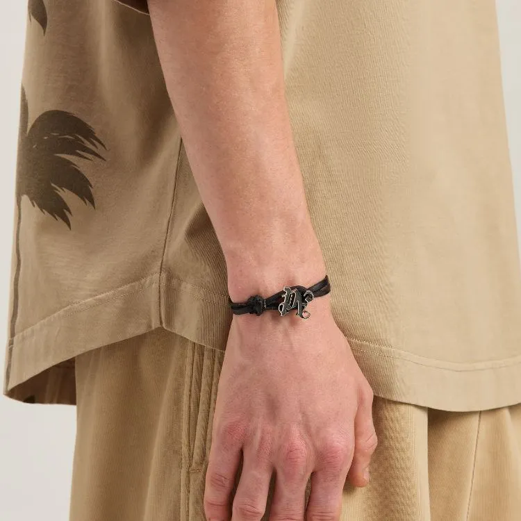 PALM ANGELS Lea Logo Pendant Bracelet-1