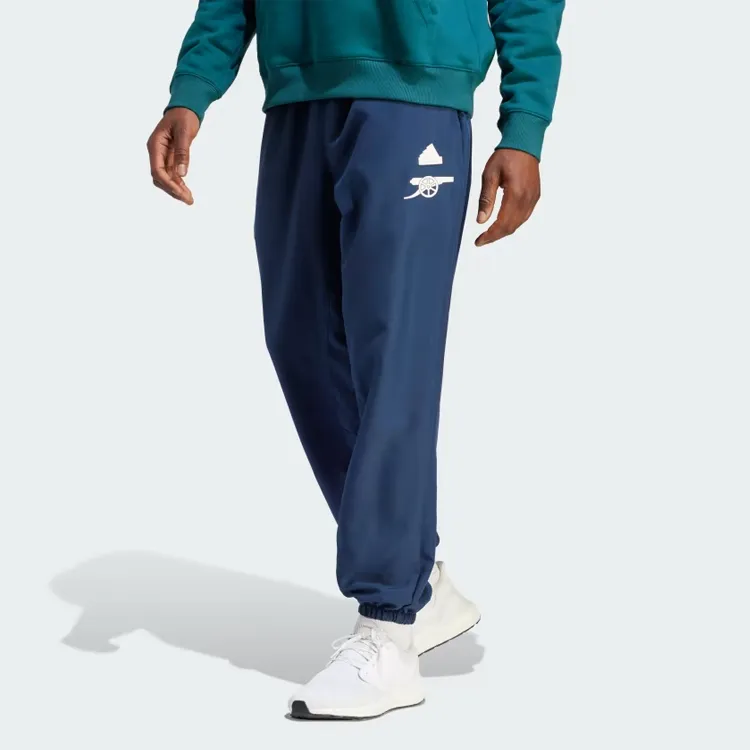 Adidas Arsenal Knitted Sweatpants Men Blue-3