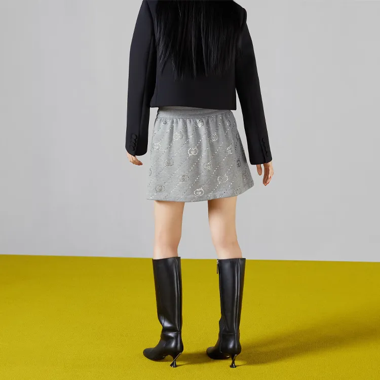 GUCCI Gg Embellished Mini Skirt-1