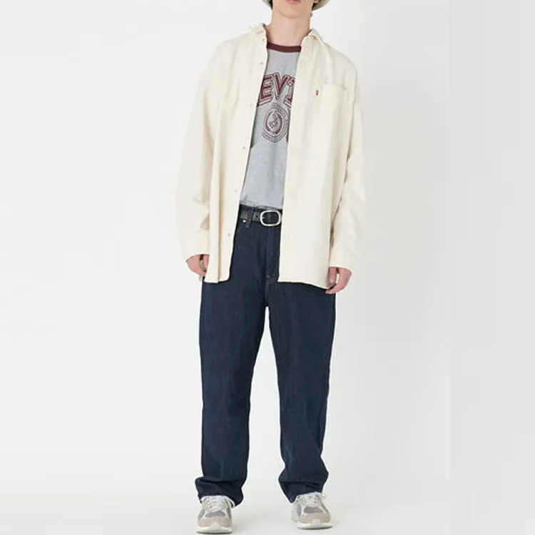 Levis Shirts Men White-2