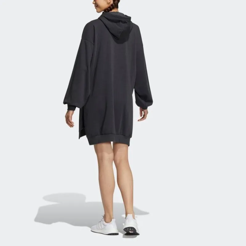 Adidas Long-Sleeved Dresses Women's Carbon Gray-3