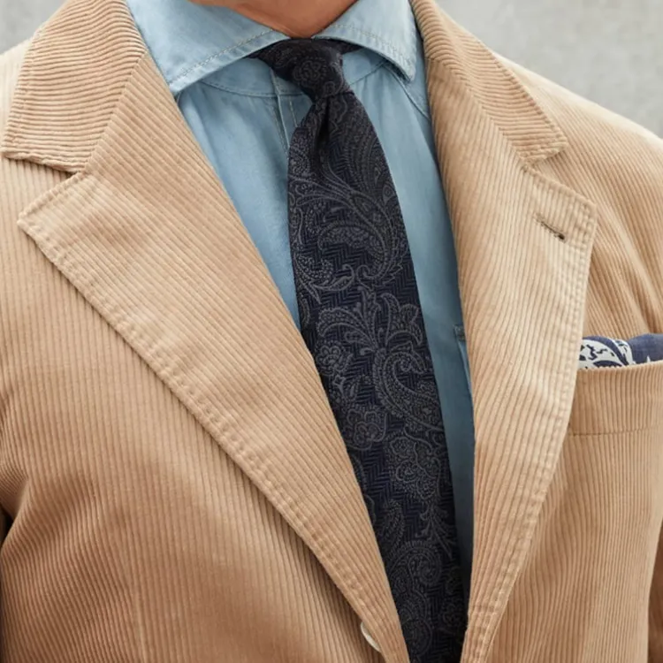 Brunello Cucinelli Paisley design Silk Tie-1