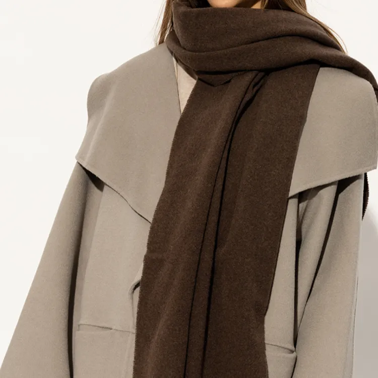 TOTEME Fringed edge Virgin Wool Scarf-1