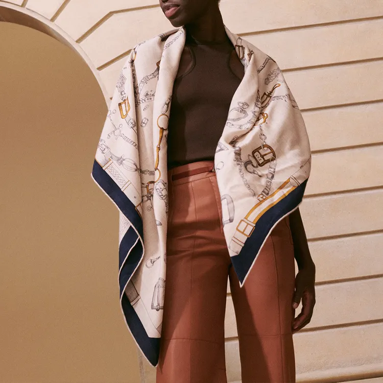 HERMES Shawls Unisex-1