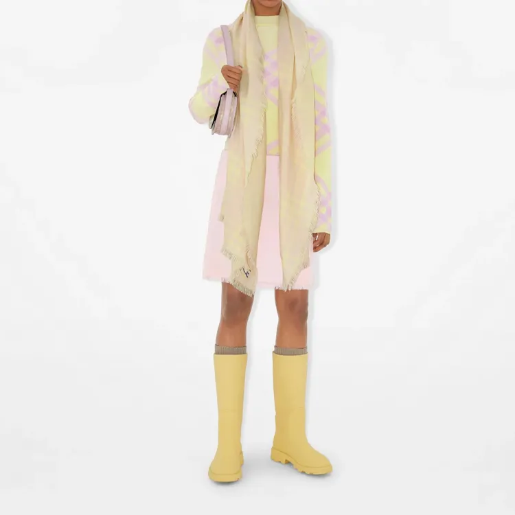 Burberry Watercolour Check Scarf-3