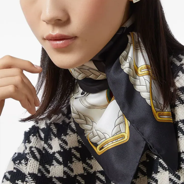 GUCCI Silk Scarves Women's Multicolor-2