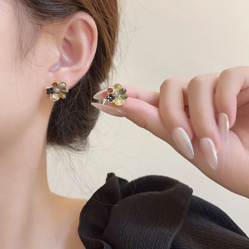 KING OF BLING 925 Sterling Silver Stud Earrings Women's-2