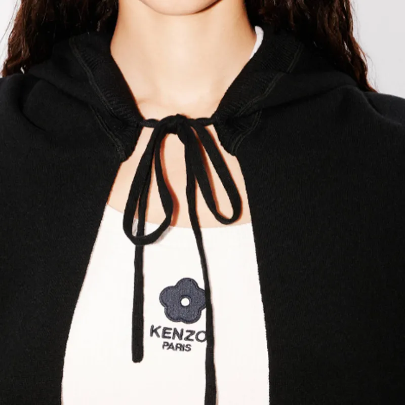 KENZO Wool Shawls Women's Black-2