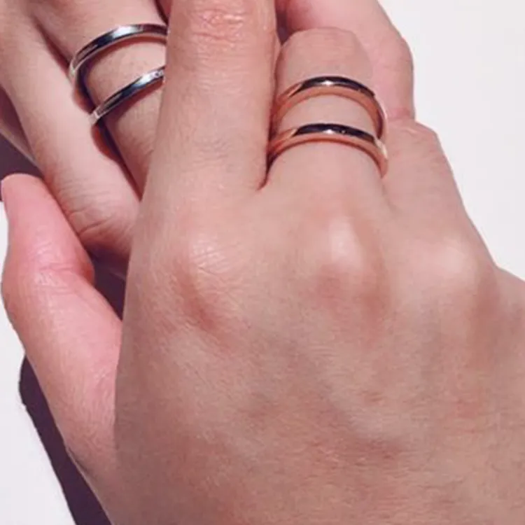 CK/Calvin Klein Rings Unisex Gold-1