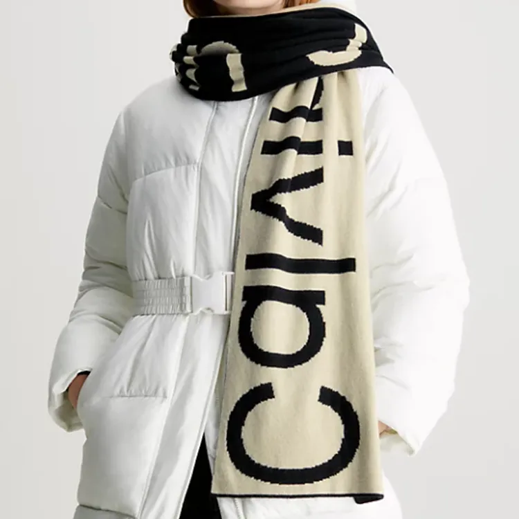CK/Calvin Klein Knit Scarves Women's Black-1