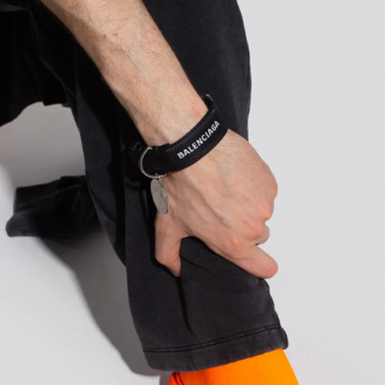 Balenciaga Wristbands Unisex Black-3