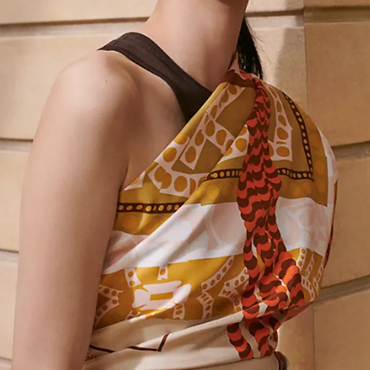 HERMES Silk Scarves Women's Multicolor-1
